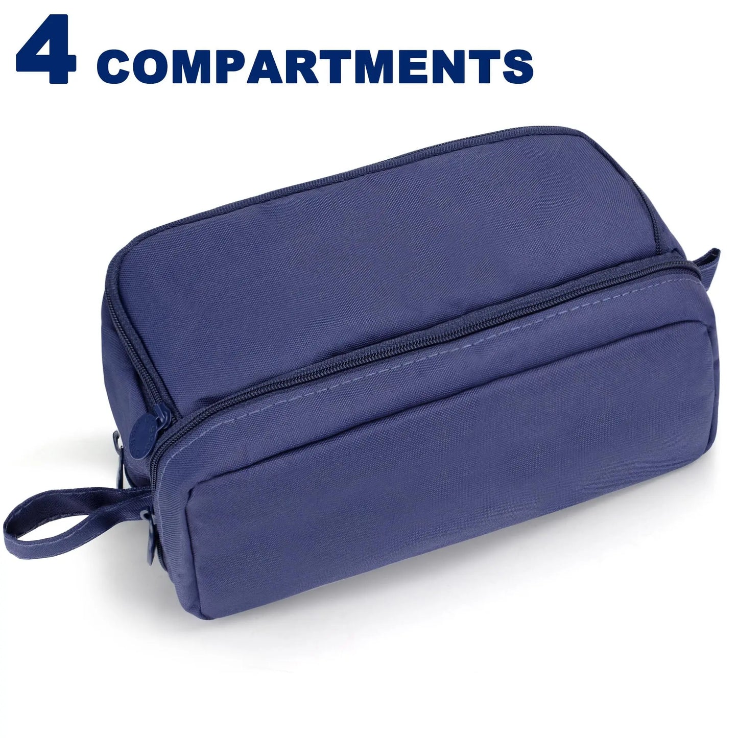 Large-Capacity Portable Pencil Case Minimalist Multi-Compartment Pencil Case Stationery Organizer Desktop Storage Pouch
