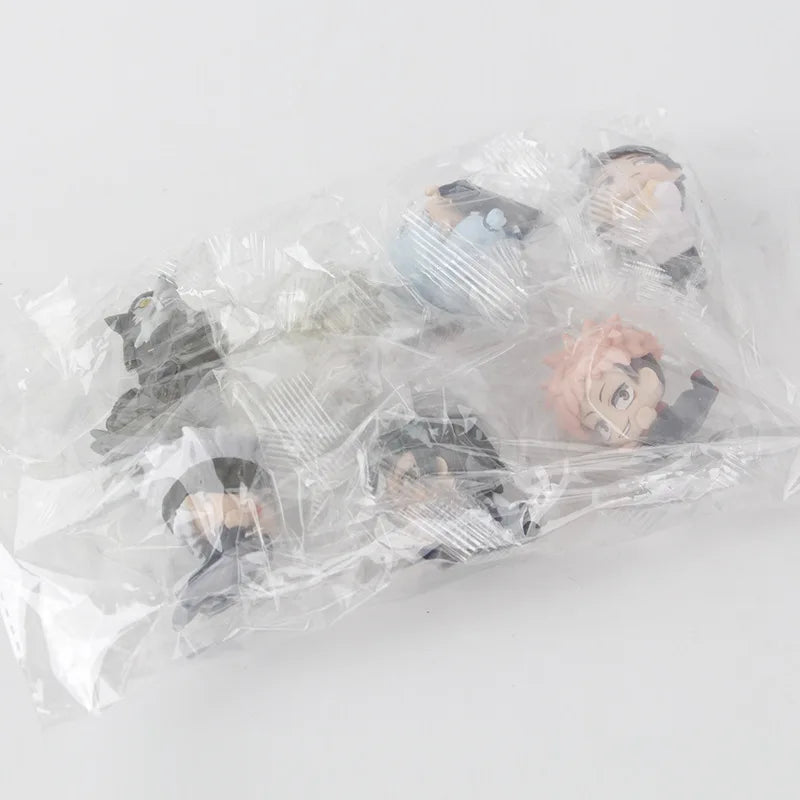 7pcs/set Jujutsu Kaisen Satoru Gojo Itadori Yuji Megumi Kugisaki Sukuna Geto Suguru Anime Figure Toys Cute Doll Collection Model