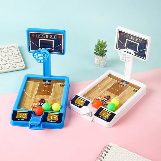 New Shooting Game Machine Mini Basketball Rack Shooting Machine Interaction Indoor Leisure Educational Toy
