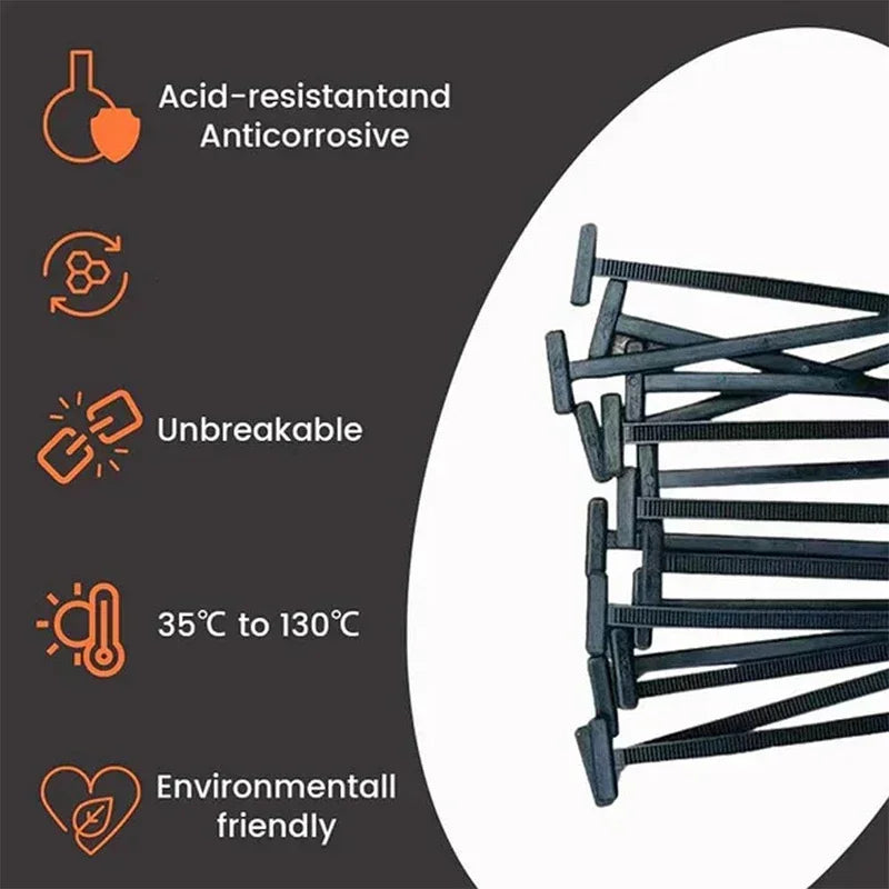 Cable tie buckle fixed through the core nail cable tie buckle mudguard fender inner lining trunk buckle