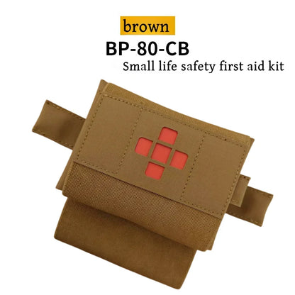 Micro trauma first aid kit, storage bag, trauma survival kit accessories