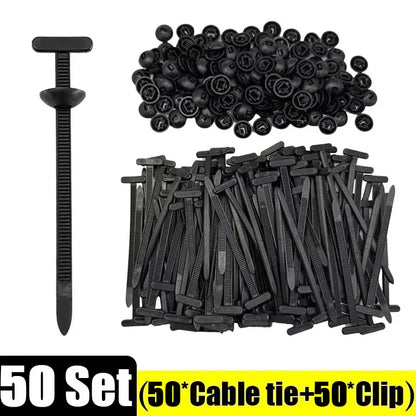 500PCS Nylon Cable Zip Self-Locking Heavy Duty Zip Ties Indoor & Outdoor General Purpose Cable Tie Buckles Releasable UV Resista