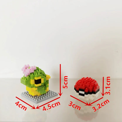 75 Style Building Blocks Assembly Anime Picachu Charizard Doll Blastoise Bulbasaur Gengar Bricks Figures Toy for Kid Gift