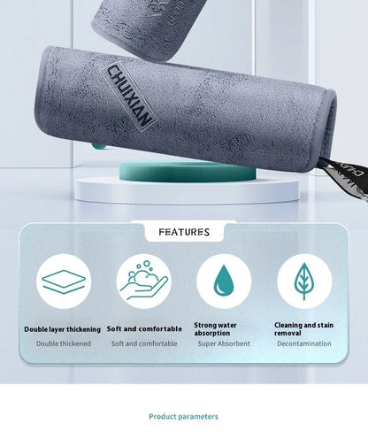 Ultra soft and fast drying fishing towel, ultra-fine fiber towel, cleaning towel for outdoor fishing, scrubbing fishing rod