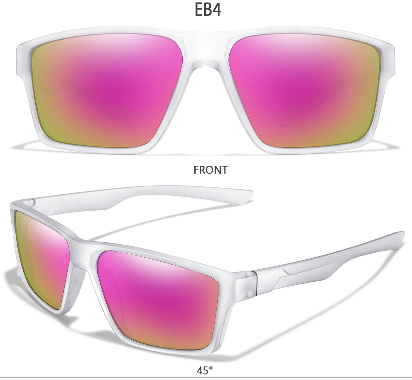LOISRUBY Brand Classic Cycling Polarized Sunglasses Men Women Mtb Bicycle Square Eyewear Camping Hiking Driving Goggles UV400