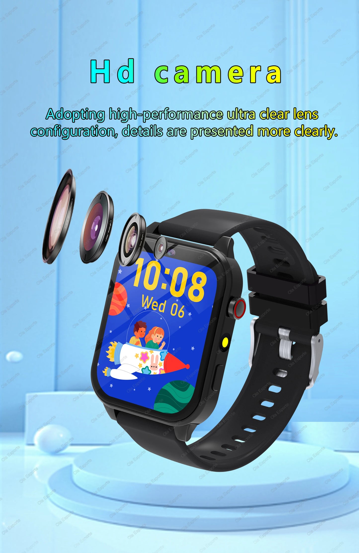 2026 New Kids Camera Smart Watch For Kids Games Sleep Monitor Flashlight Alarm Clock Boy Girl Gift Children Partner Smartwatch