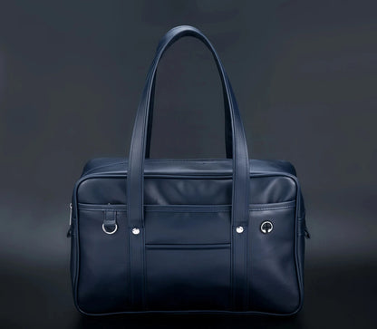 schoolbag PU leather japanese wide application japanese handbag large capacity waterproof