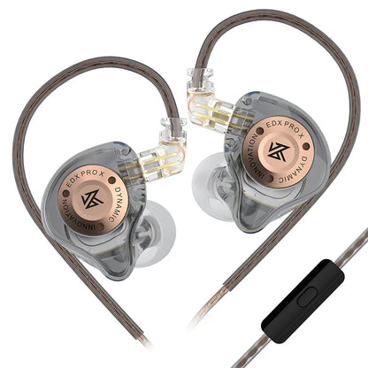 KZ EDX PRO X Dynamic Drive Earphone HIFI Bass Music Earbud Sport Noise Cancelling Headset KZ EDXPROX ZSTX ZSN PRO ZAS EDA ZVX