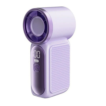 Mini Handheld Fan - Portable Turbo Fan with 100 Wind Speed, 1200mAh & Type-C, - Cooling Blower，Travel,R Cooling Device