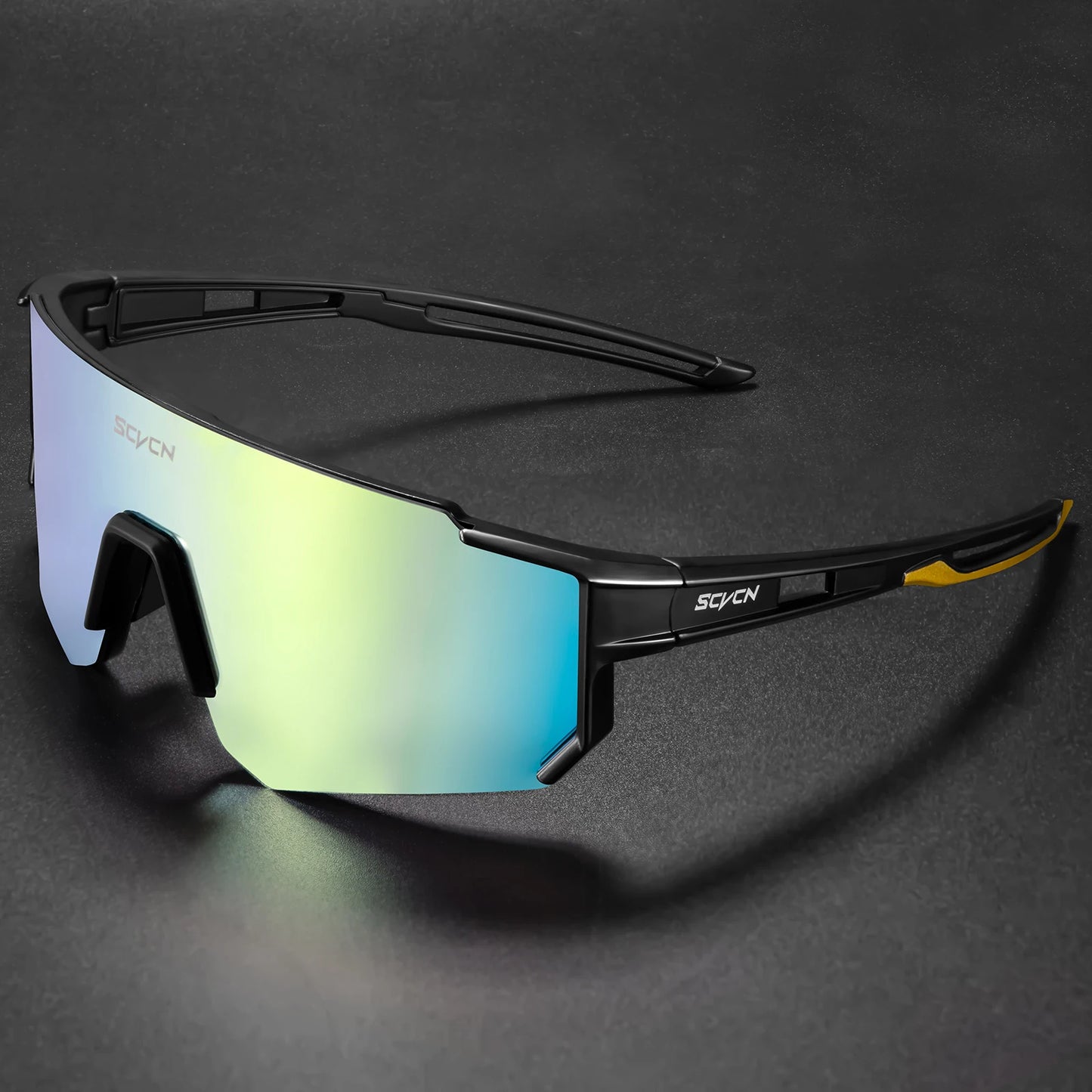 SCVCN Fashion Cycling Glasses Bike Baseball Sunglasses for Men UV400 Sports MTB Outdoor Goggles Bicycle Women Sunglasses Riding