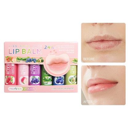 Pennyfun Fruit-Flavored Lip Balm Set: Ultra-Hydrating and Moisturizing Formula - Best-Selling Lip Treatment with a Variety