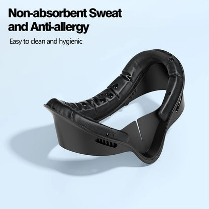 HUADAI design Face Cushion Pad Compatible with Quest 2/Quest 3/Quest 3S Accessories , with Glasses Spacer Air-Circulation Design