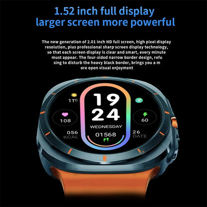 G.L Wear 2025 New Smartwatch for Men Heart Rate Monitoring Bluetooth Calling Fitness Tracking Pedometer Men's Smartwatch