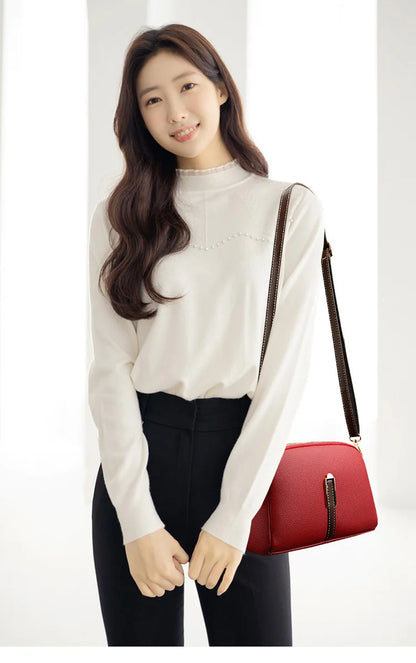 Women Handbag Designer Cowhide Flap Bag Luxury Women's Messenger Bags Crossbody Bags For Women