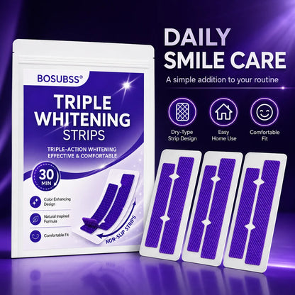 16/8/4pcsWhitening Strips for Teeth, At-Home Smile Care Strips, Easy-Use Oral Beauty Strips for Daily Routine, Bright Smile Appe