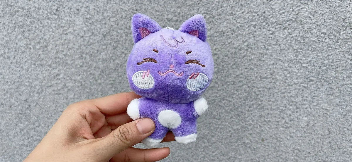 10CM Pop-up Store Doll Keychain ANITEEZ Cartoon Cute Plush Pendant Keyring Bag Accessories Kpop Yunho Yeosang Fans Gifts