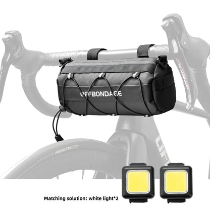 OFFBONDAGE Bike Front Bag Bicycle Bag Storage Outside Multifunction Riding Bag Mountain Bike Front Bag Bicycle Accessories