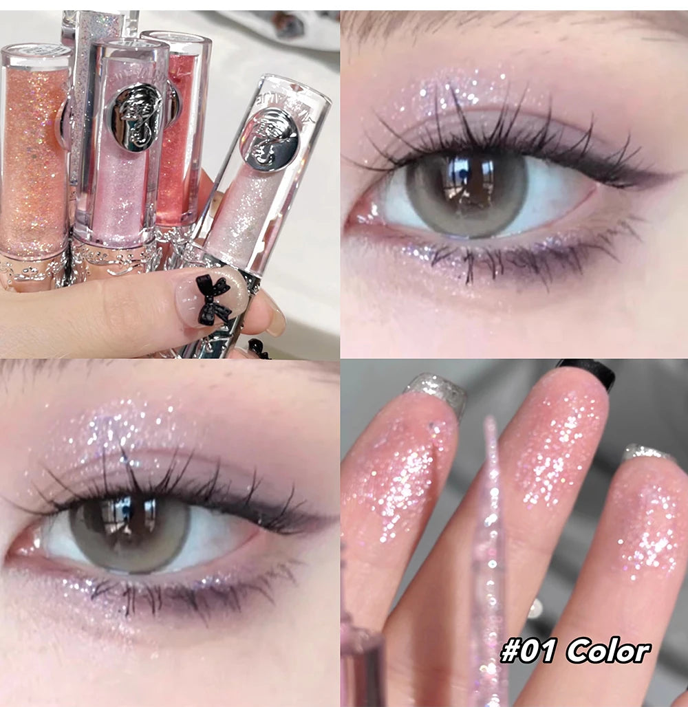 Balletism Liquid Eyeshadow Liquid Fine Shimmer High Light Eyeshadow delicate everything with influencer