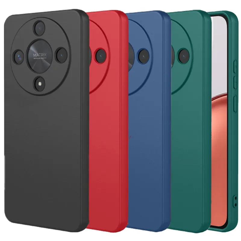 Flexible Liquid Silicone TPU Case For Honor Magic 8 Lite Magic8 Pro X9d 5G Protective Cover Back Shell Fundas Coque Capa
