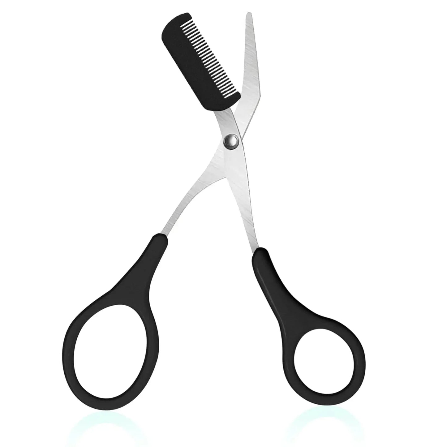 1pcs Eyebrow Trimmer,Stainless Steel Eyebrow Scissors With Comb,Eyebrow Trimming Scissors Hair Removal Beauty Tools for women