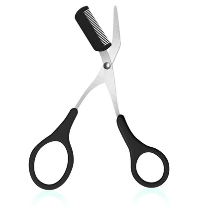 1pcs Eyebrow Trimmer,Stainless Steel Eyebrow Scissors With Comb,Eyebrow Trimming Scissors Hair Removal Beauty Tools for women