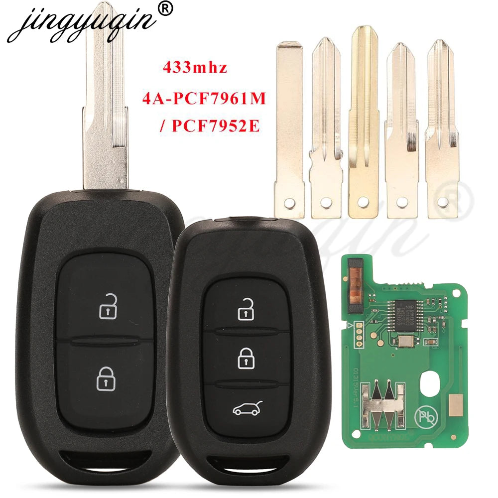 Remote Car Key 433mhz PCF7961M 4A for Renault Sandero Dacia Logan Lodgy Dokker Duster Trafic Clio4 Master3 VAUXHALL VIVARO