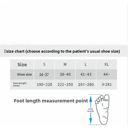 Drop Foot Brace Orthosis Drop Foot Ankle Support with Comfortable Adjustable Buckle for Hemiplegia Stroke Shoes Walking