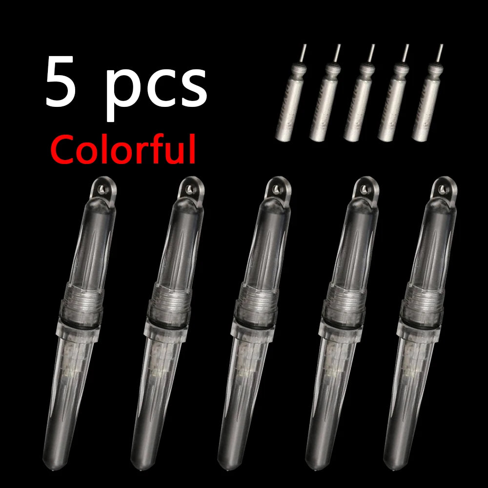 5 pcs flashing two end fishing lights, underwater fishing lights, boat fishing night bait lights, taillights