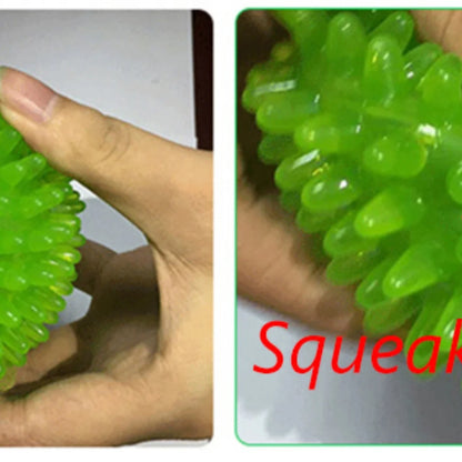 Bite Resistant Pet Chew Ball Toys for Small Large Dogs Elastic Buoyant Squeaky Puppy Big Dog Toy Border Shepherd Collie Supplies