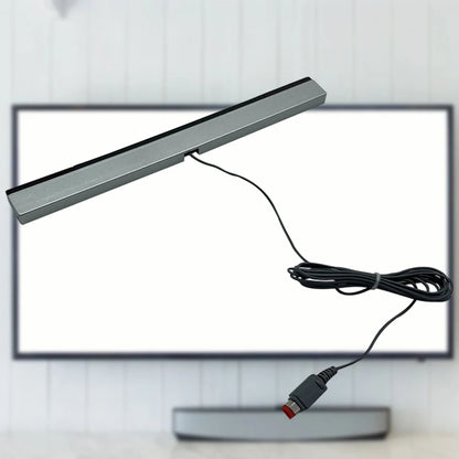 Wired Motion Sensor Receiver with Extension Cord Remote Infrared Ray IR Inductor Bar Wired Remote Sensor Bar for Nintendo Wii