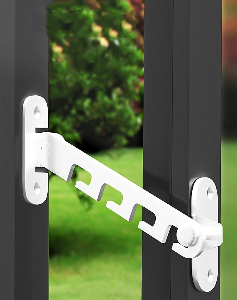 Window Locks Child Safety Window Support Hook Latches Adjustable Limiter Latch Security Bars Flat Cats Child Door Stay Open