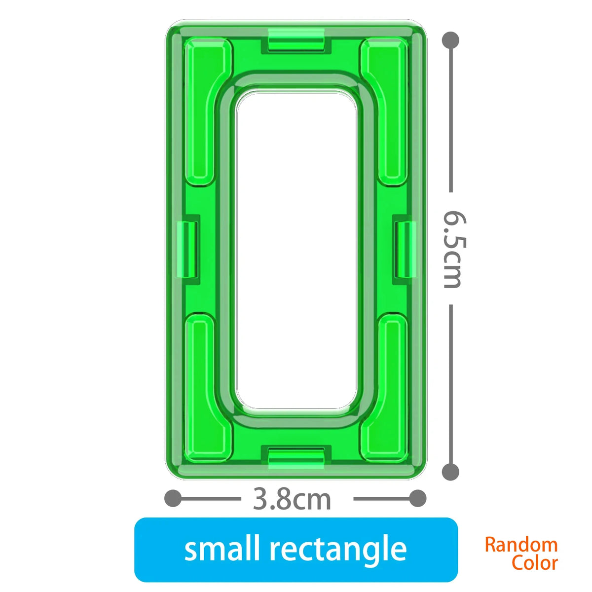 large Magnetic tiles Designer Magnet Building Blocks Accessories Educational Constructor Toys For Children Kids Girls Set Gift
