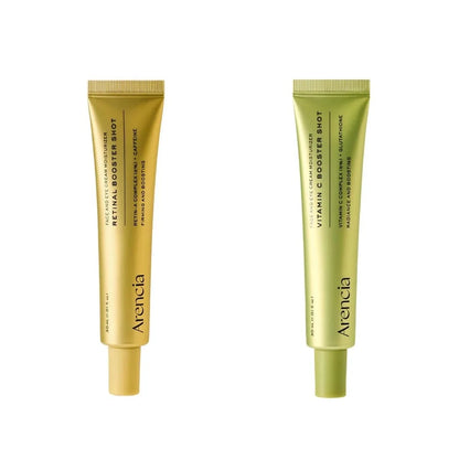 Korean Skin Care Brand Arencia Booster Shot Serum Vitamin C Brighten Skin Tone Essence Retinal Caffeine Smooth Fine Lines Serum