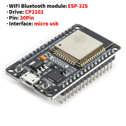 ESP32 Development Board WiFi + Bluetooth module Ultra-Low Power Consumption Dual Core NodeMCU-32S ESP32 32D 32U 30Pin Board