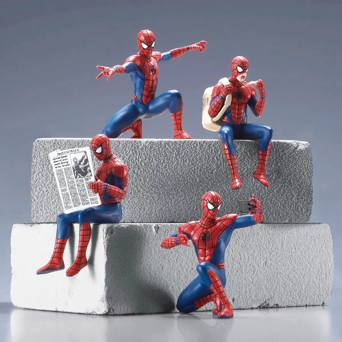 u HOT Hasbro Marvel Spider Man Superhero Spiderman 7-9cm Action Figure Spider-Man Anime Collection Mini Toys Model Children Gift