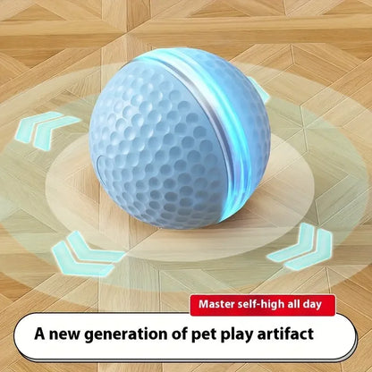 Smart Cat Toys Ball Automatic Interactive Pets Electric Rolling Teaser USB Rechargeable Kitty Moving Bouncing Ball Birthday Gift