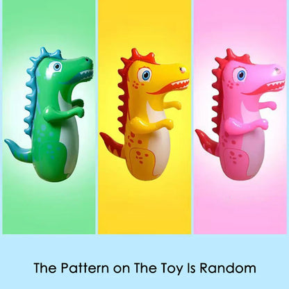 Tumbler Boxing Inflatable Standing Punching Bag Parent Child Toy for Boys Games Sport Dinosaur Model Kids Activity Outdoors Gift