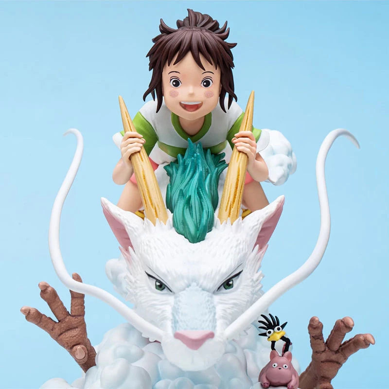 Anime Figure Ogino Chihiro And Nigihayami Kohakunushi Action Fiugre Pvc Model Doll Customized Collectible Decorate Toy Kids Gift