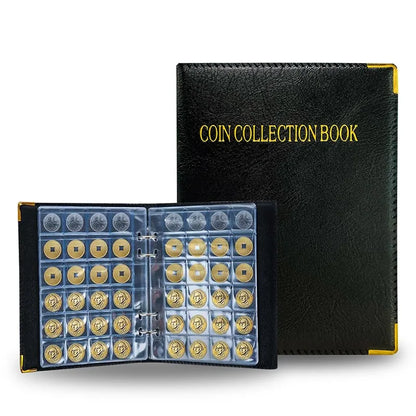 480/120 Coins Storage Book Commemorative Coin Collection Album Holders Collection Volume Folder Hold Multi-Color Empty Coin