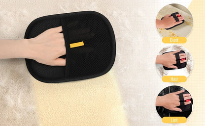 Pet Hair Removal Tool Reusable Static Removal Gloves, Double-Sided Grooming Gloves for Pets, Removes Pet Fur Hair for Carpets