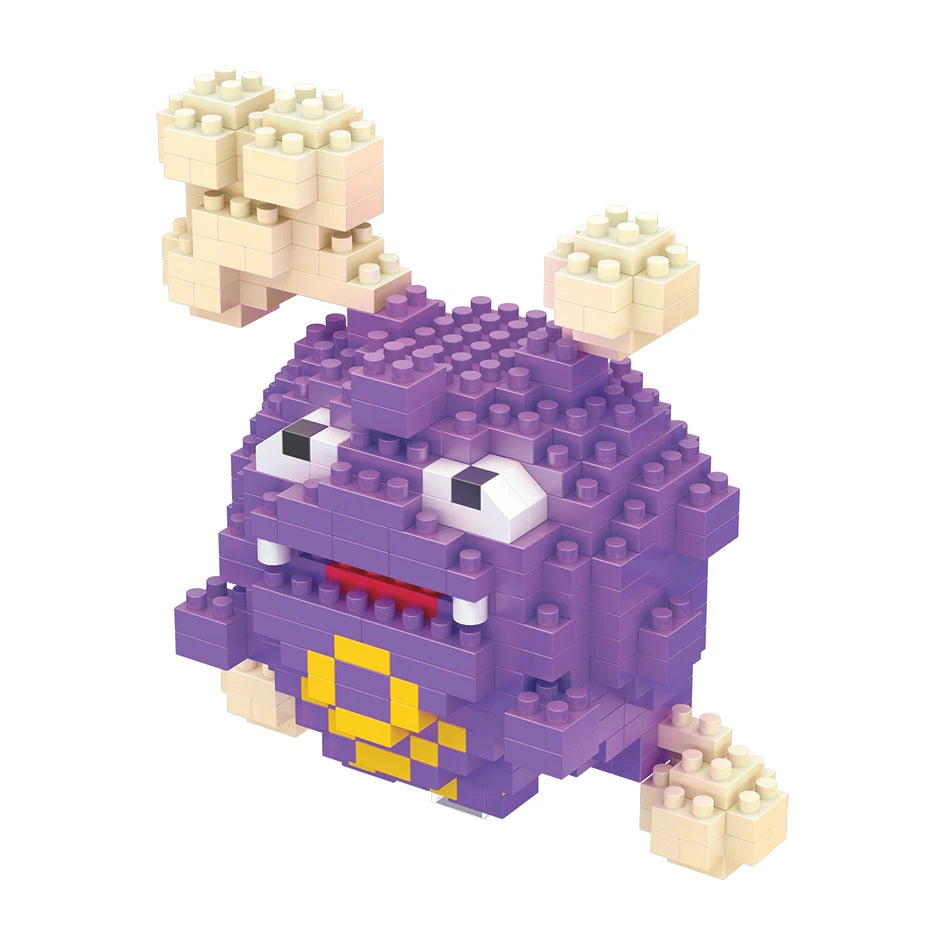 75 Style Building Blocks Assembly Anime Picachu Charizard Doll Blastoise Bulbasaur Gengar Bricks Figures Toy for Kid Gift