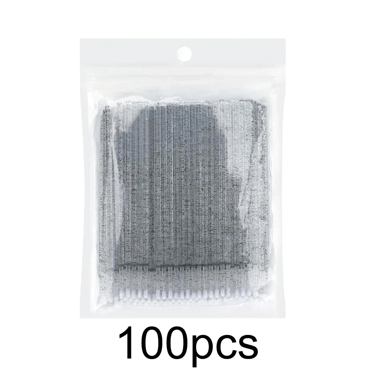 100/500Pcs Crystal Micro Applicator Brush for Eyelash Extension, Micro Cotton Swabs, Lips Mascara Wands Pink Microbrush LAUKISS