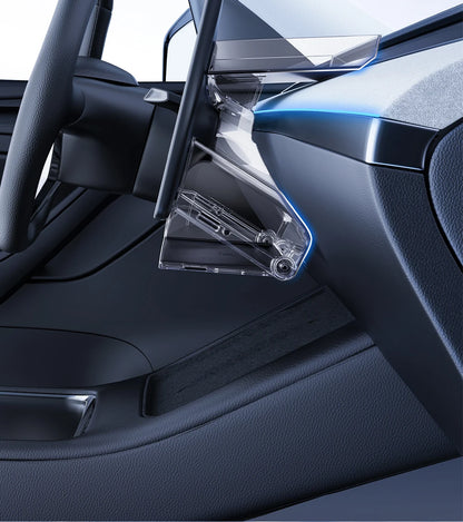 YZ For New Tesla Highland Model 3 Y Juniper Tray Magnetic Under Screen Fold Storage Box ETC Screen Storage Box Accessories