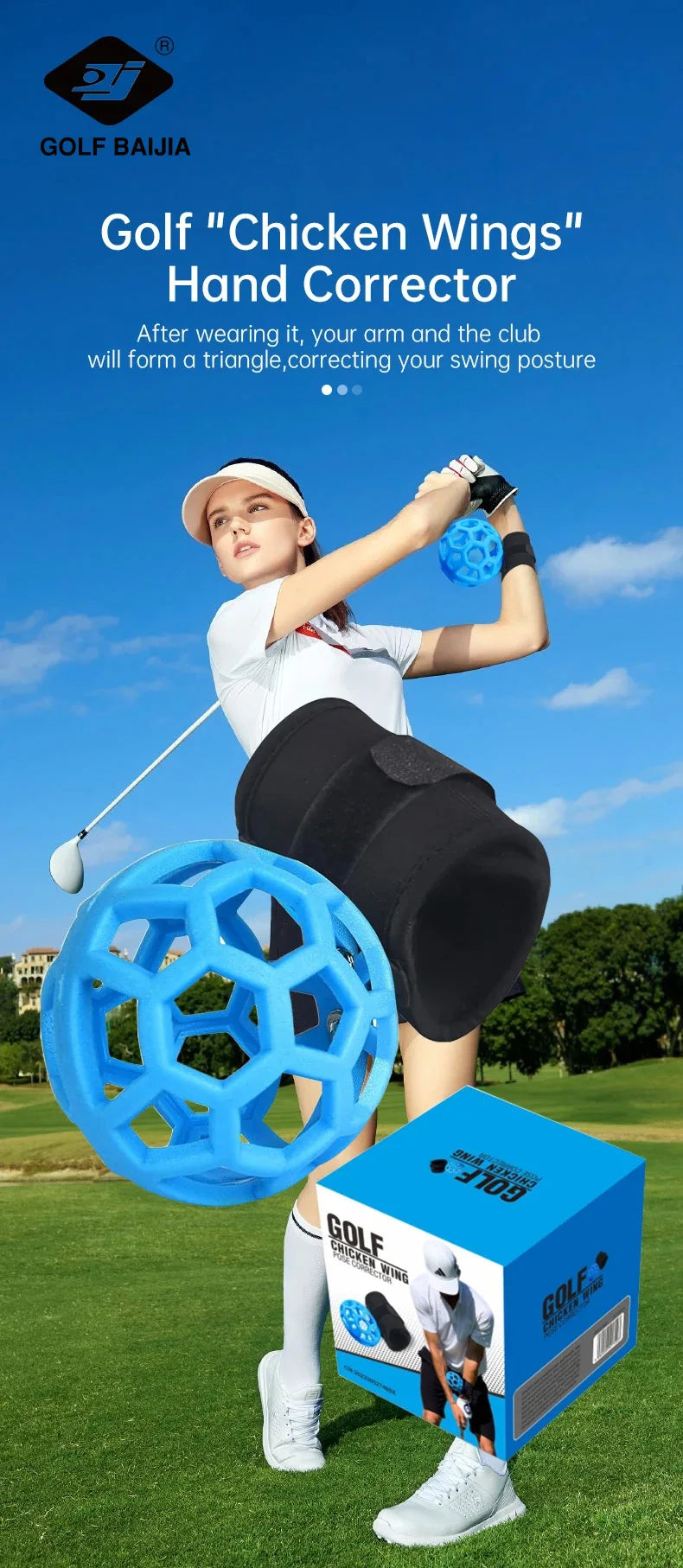 Golf Smart Ball Swing Trainer Golf Training Aid Ball Equipment Portable Golf Smart Ball Posture Correction Training For Beginner