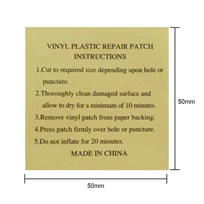 10-100pcs Pool Liner Repair Kit Underwater Repair Kit Sturdy Waterproof Air Mattress Patch Self Adhesive Pvc Inflatable Repair P