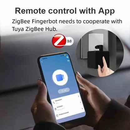 New Zigbee Smart Fingerbot Plus Switch Button Pusher Touch Arms Fingerbot Tuya Smart Life Control Work with Alexa Google Alice