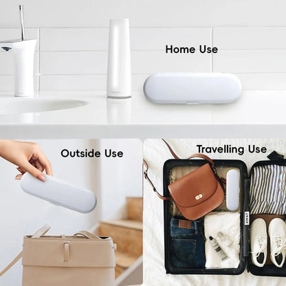 Electric Toothbrush Travel Case, Portable Toothbrush Protective Storage Box Compatible with Oral B & Philips Electric Toothbrush