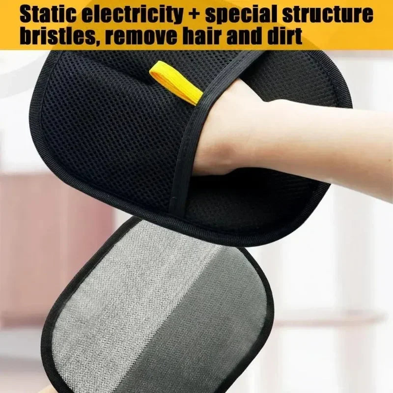Efficient Pet Hair Cleaning Gloves Depilation Brushing Tools For Dog Cat Grooming Soft Brush Removes Hair From Sofa Carpet
