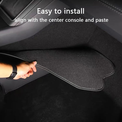 For Tesla ModelY Juniper 2025 Car Central Control Side Anti Kick TPE Waterproof Anti-dirt Full coverage Anti Kick Protective Mat