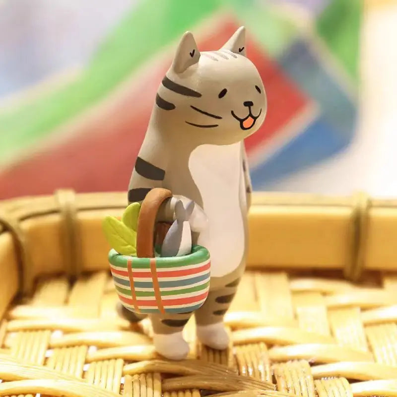 Ms Cat Blind Box Figure Toys kittens Dolls Meow Market Blind Bag Decoration Kids Christmas Gift